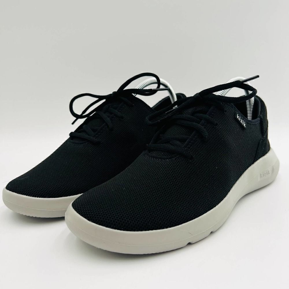 Kizik Men's Madrid Eco Knit Black/Grey Outsole Sneakers Size 8.5